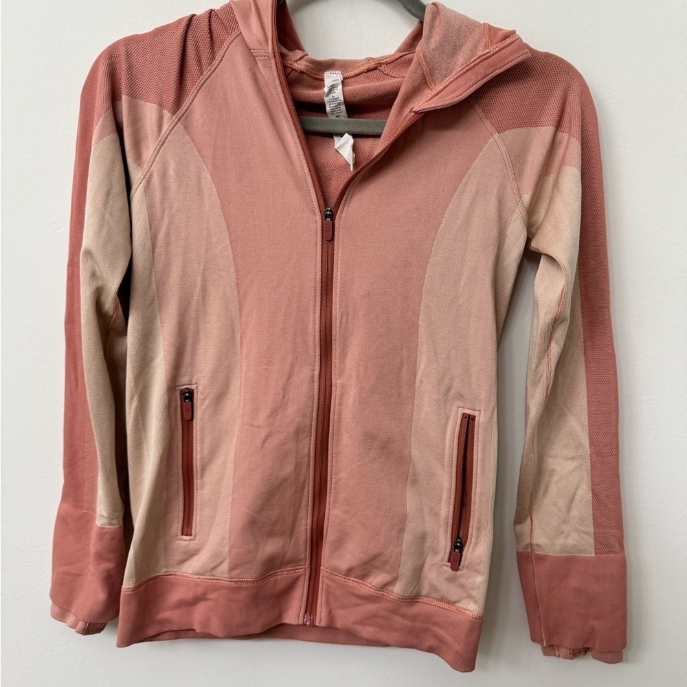 Lululemon Athletica Coral Zip-Up Jacket